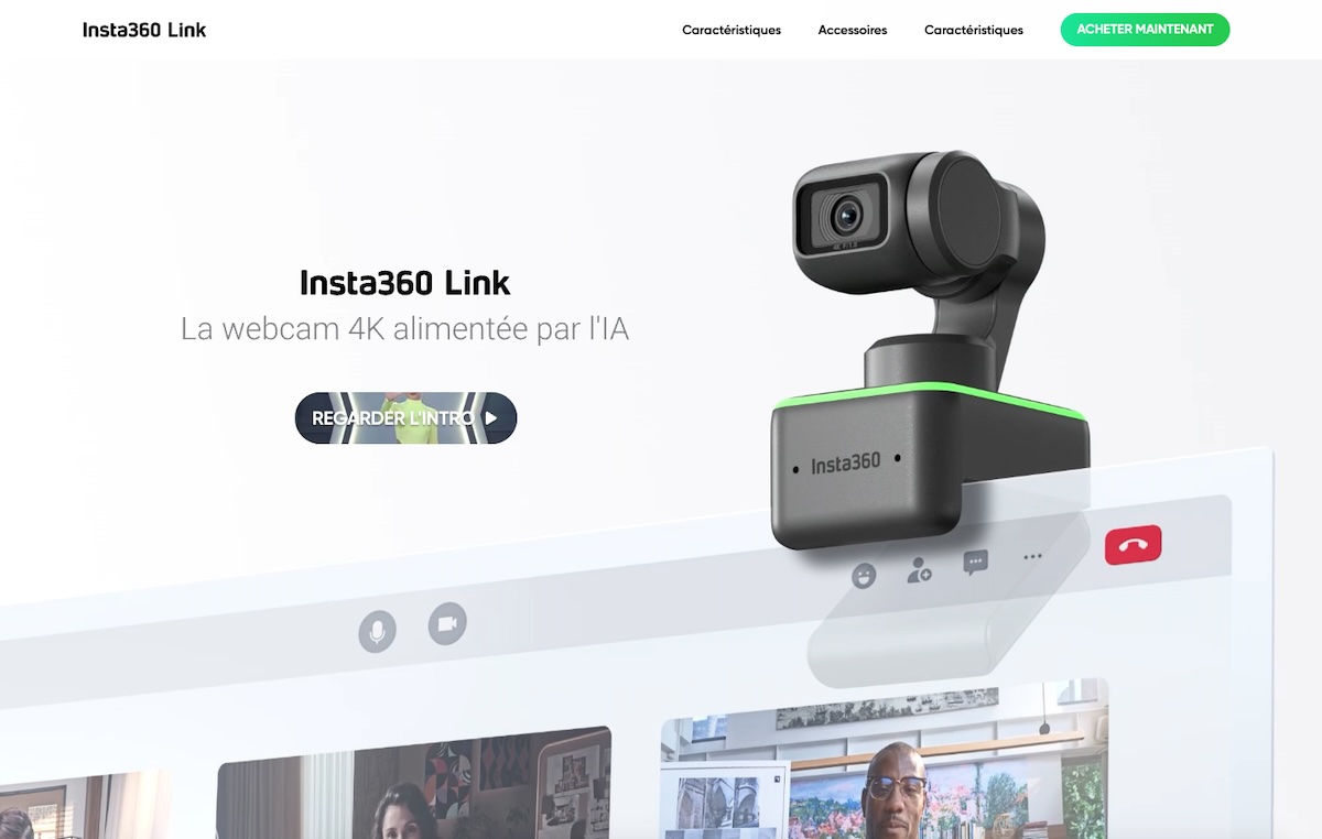 Insta360 4K AI webcams: new solutions for professionals